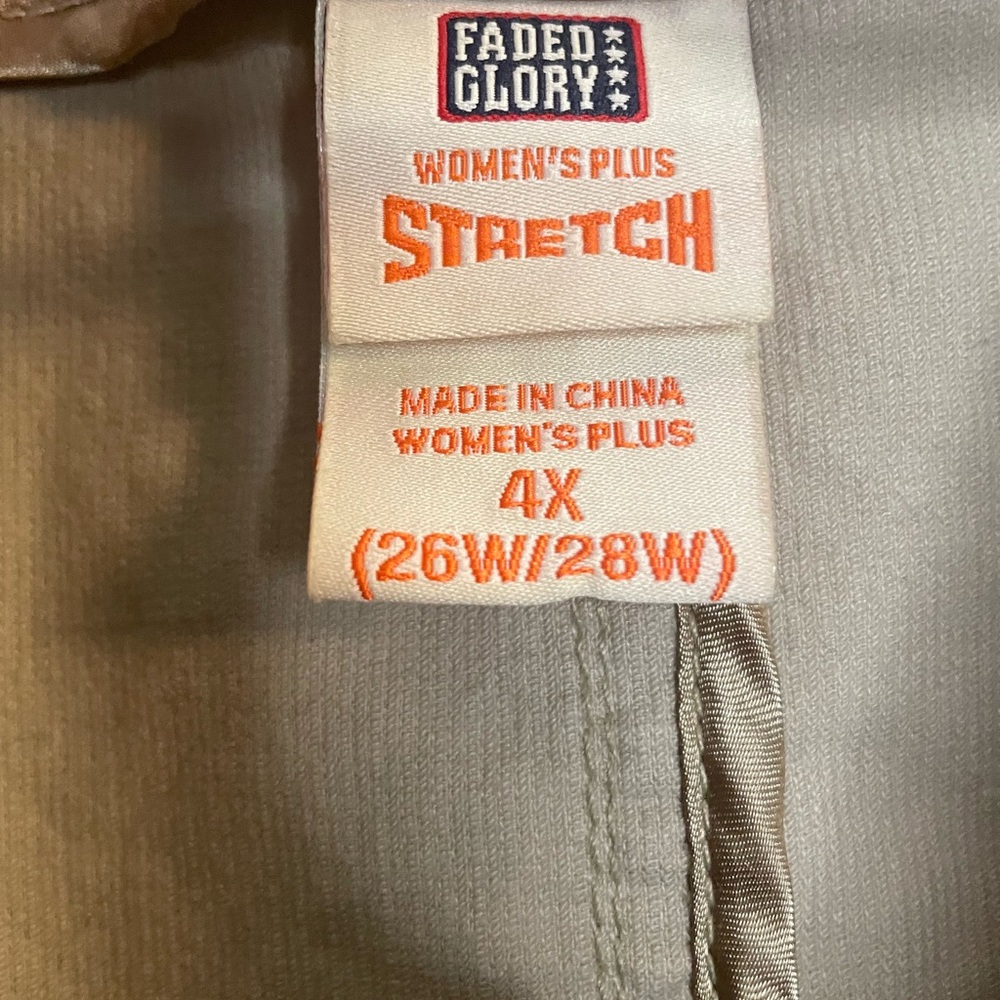 Faded Glory 2000s Tan Suede Blazer - Y2K - Size 4x (26/28) - Picture 3 of 3